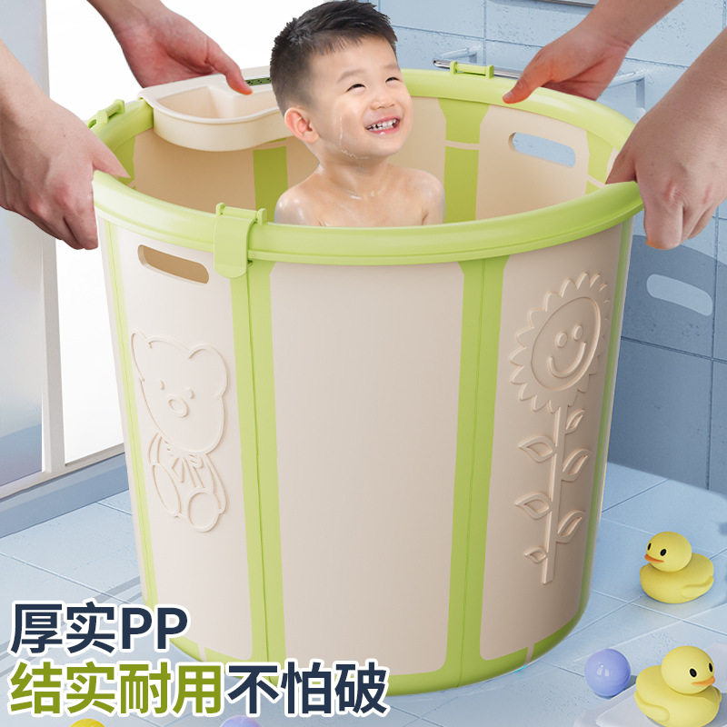 婴儿泳池加高款家用儿童游泳桶