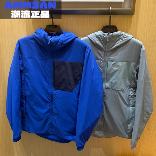 Arcteryx始祖鸟PROTON HOODY男款户外通勤保暖防风轻薄棉服外套