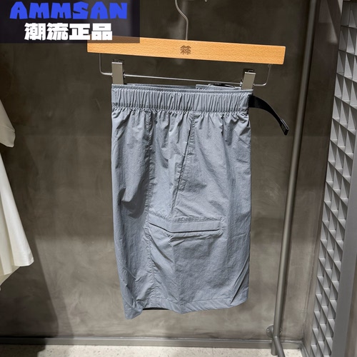 可隆KOLON SPORT男女同款防晒耐磨防泼水休闲速干短裤LUHP6MT568