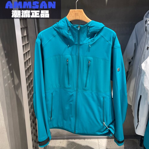 可隆KOLON SPORT男款户外亮色拼接防风透气软壳夹克LHJK5AN175