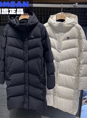 可隆KOLON SPORT BENCH女士长款2L防风保暖鹅绒羽绒服LKDJ5WN110