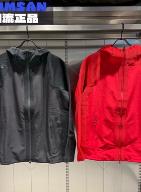 迪桑特DESCENTE男款运动健身针梭拼接防水透湿夹克外套D5131THW51