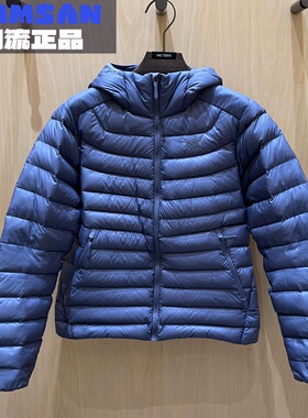 Arcteryx始祖鸟Cerium女款鹅绒夹棉保暖连帽排骨轻薄羽绒服X9288