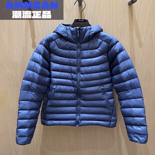 Arcteryx始祖鸟Cerium女款鹅绒夹棉保暖连帽排骨轻薄羽绒服X9288