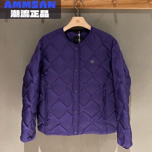 可隆KOLON SPORT CAMP女款波浪纹大口袋鹅绒长袖羽绒服LKDJ5WTK16