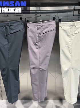 迪桑特DESCENTE男款DUALIS都市通勤防晒梭织休闲长裤D5231DPT80