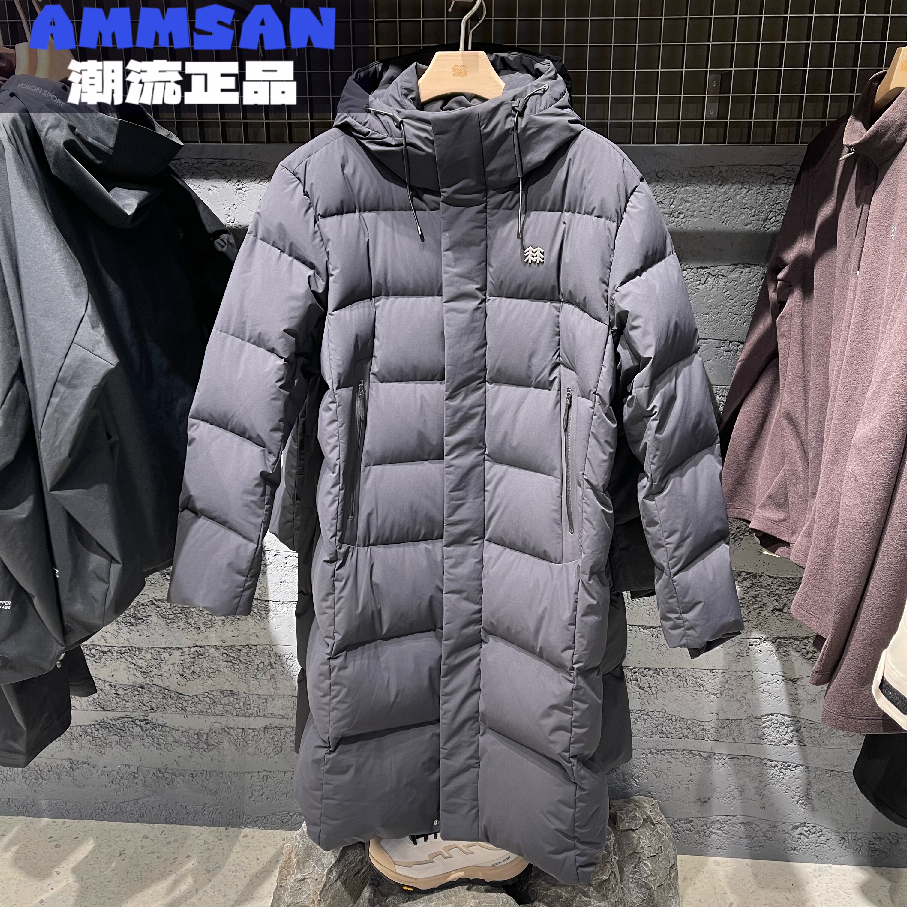 可隆KOLON SPORT 25冬季男款户外百搭重量鹅绒羽绒服LHDJ5WN111