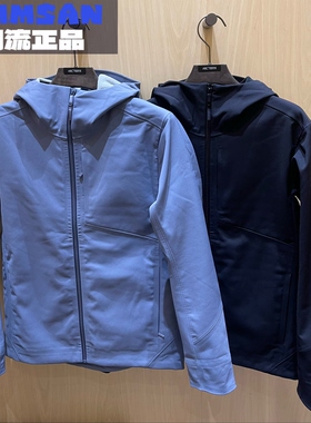 Arcteryx始祖鸟Sawyer Hoody男款纯色防水防风连帽软壳夹克X6614