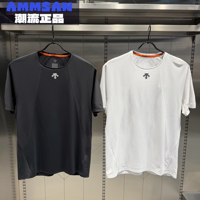 迪桑特DESCENTE男款F360户外运动休闲透气速干短袖T恤D5331RTS42