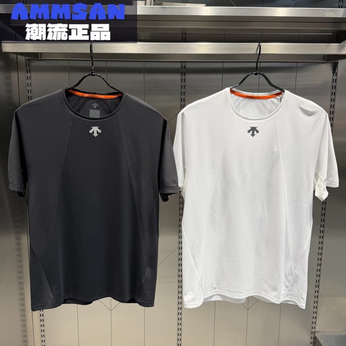 迪桑特DESCENTE男款F360户外运动休闲透气速干短袖T恤D5331RTS42
