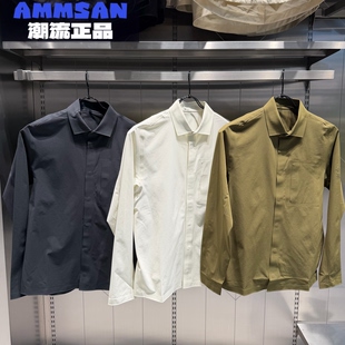 衬衫 D5231DSH80 DUALIS通勤舒适百搭透气长袖 迪桑特DESCENTE男款