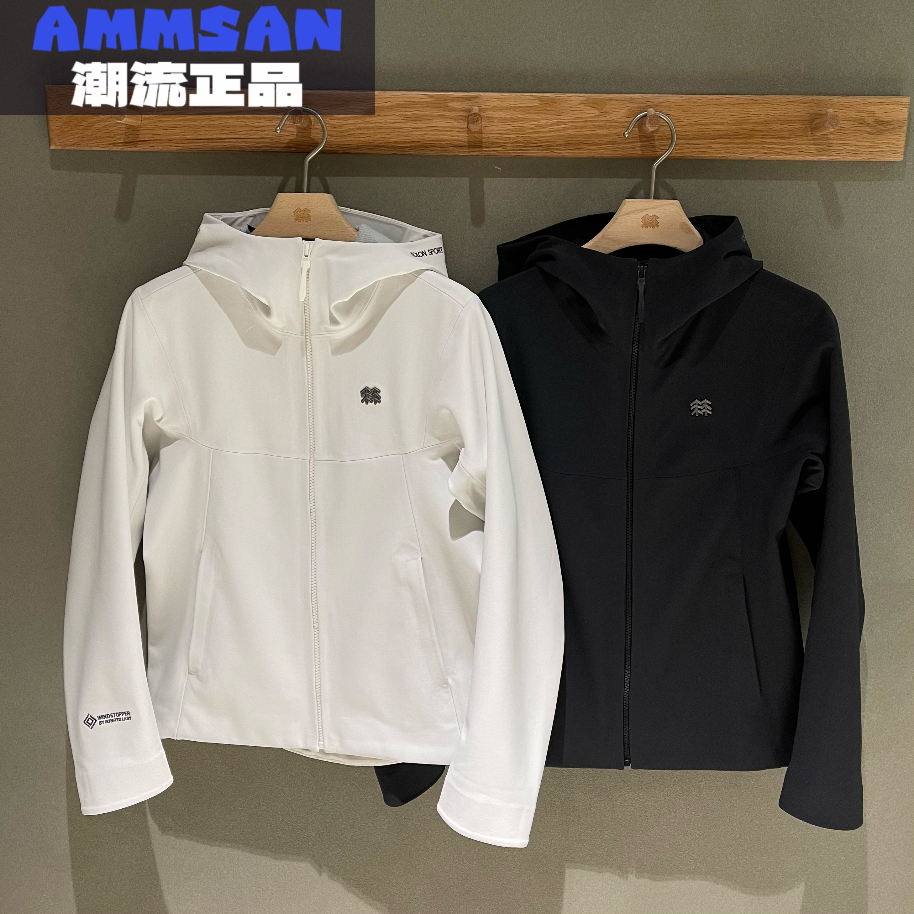 可隆KOLON SPORT女款户外GTX白标防水防风百搭软壳夹克LKWJ5WN240