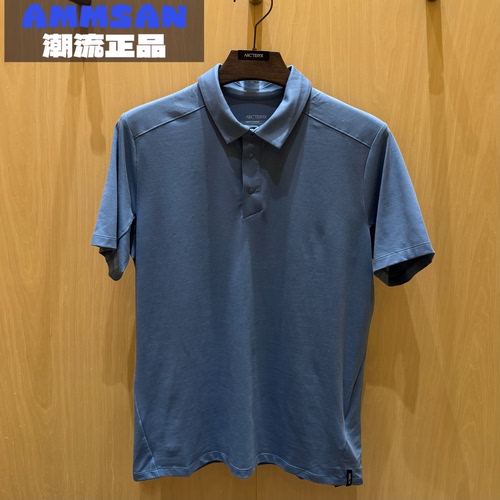 Arcteryx始祖鸟CAPTIVE男款户外舒适通勤翻领短袖Polo衫X5910