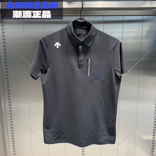 POLO衫 D5231TPS57 TOUGH户外通勤舒适百搭短袖 迪桑特DESCENTE男款