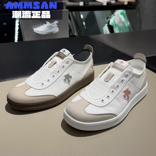 迪桑特DESCENTE CHRON PACER CVS女款户外休闲复古一脚蹬德训鞋