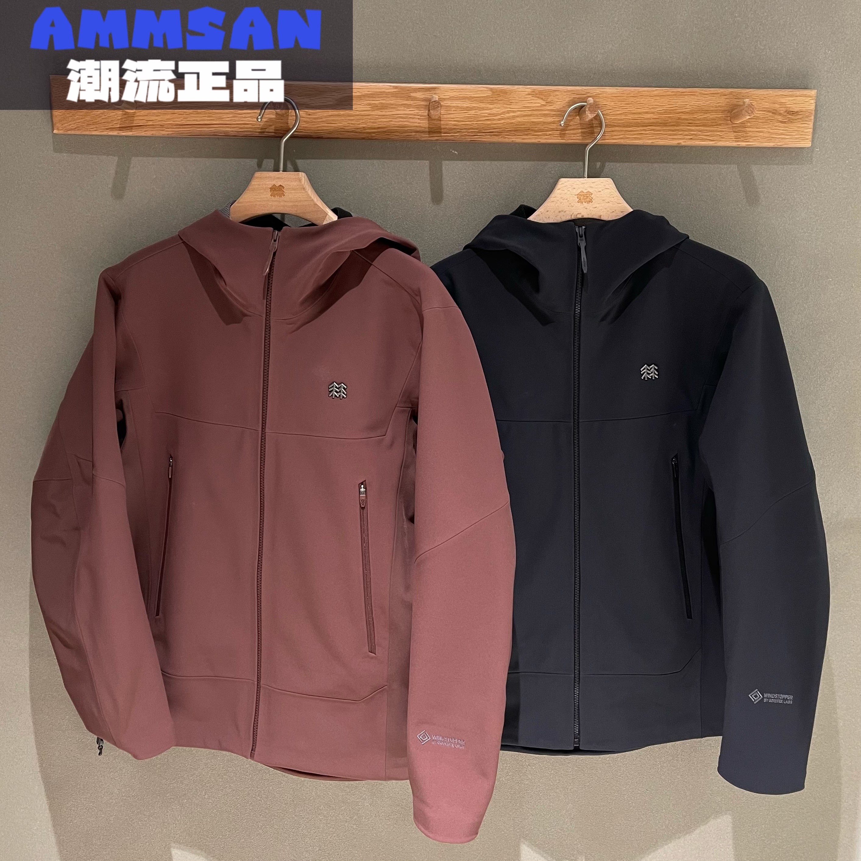 可隆KOLON SPORT男款户外GTX白标防水防风百搭软壳夹克LHWJ5WN217