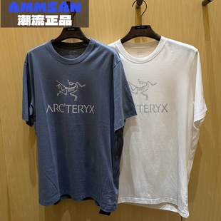 Arcteryx始祖鸟ARC'WORD LOGO男款纯棉舒适圆领短袖透气T恤X7991