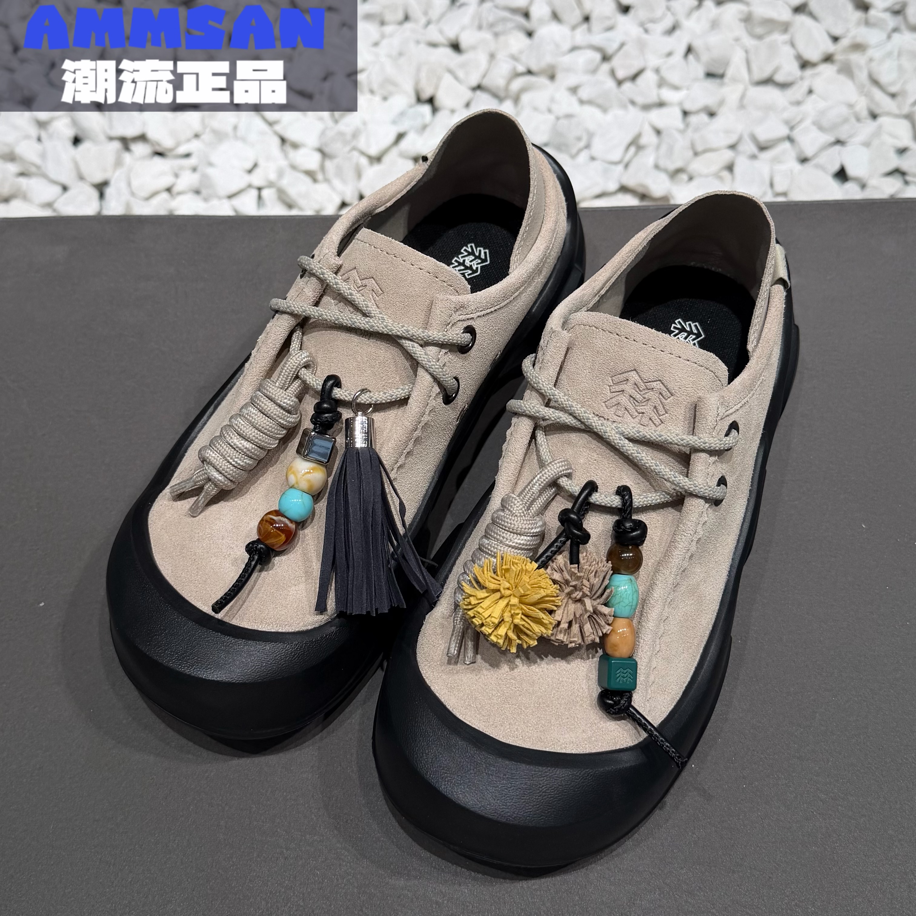 可隆KOLON SPORT 26秋季男女同款户外一脚蹬复古大头鞋LUFC6AT252
