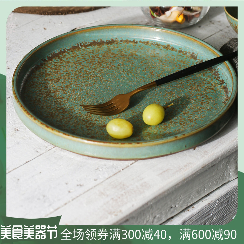 Antique tableware home creative personalized handmade Japanese dishes