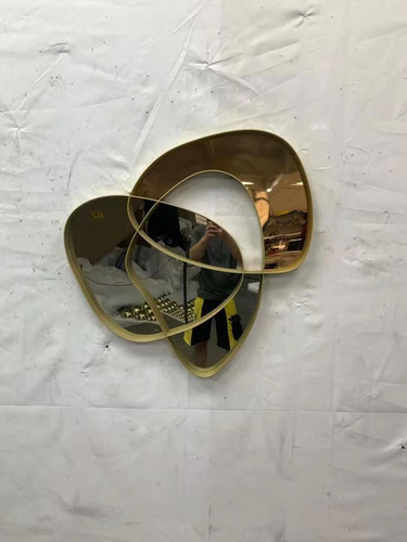 创景不锈钢客厅背景墙面壁挂装饰品玄关创意挂饰轻奢金属立体墙饰