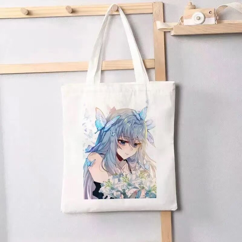 斗罗大陆帆布包学生装书补习袋单肩包日系动漫出百搭手提袋大容量