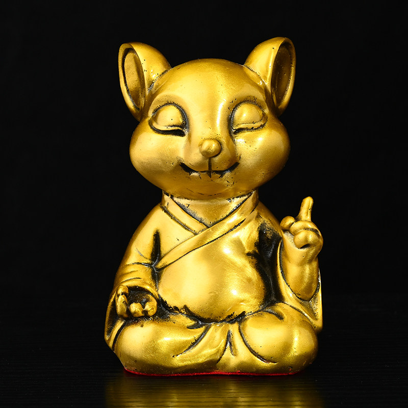 铜十二生肖摆件老鼠铜牛鸡蛇马虎兔龙羊猴猪工艺品12生肖摆件全套