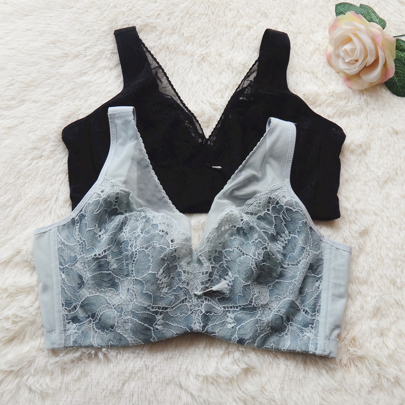 宽肩带调整文胸软钢圈防滑全罩杯