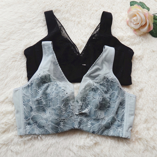 软钢圈防滑宽肩带调整型文胸C 全罩杯大胸显小上托收副乳内衣女