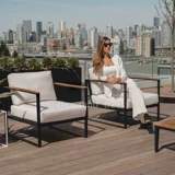 Дорожный диван, вилла для отдыха, уличная деревянная водонепроницаемая мебель