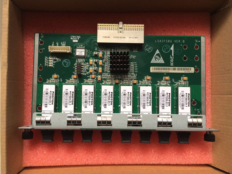 议价直拍不发: LS-FS8U 8端口100Base-FX单模光口板 二手原装现