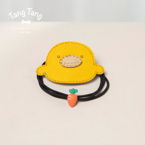 小黄鸭发夹胡萝卜可爱儿童