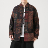 2024秋冬风男装棉中式盘扣唐装汉服夹克外套C229/Y750/P100，男装夹克，电商C229