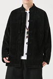 2024秋冬复古中式灯芯绒唐装汉服盘扣夹克外套大码C229/Y782/P105，男装夹克，电商C229