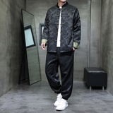 2025秋冬风男装唐装汉服中式套装两件套大码C229-TZ362-P160，男装休闲套装，电商C229