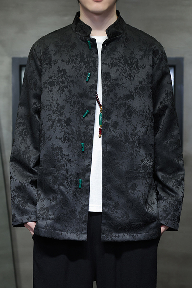 2024春夏风男装提花唐装汉服长袖夹克外套C229-Y1014-P105,男装夹克,电商C229