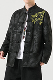 2024秋冬风男装鹿皮绒中式唐装汉服夹克外套C229/Y756/P105，男装夹克，电商C229