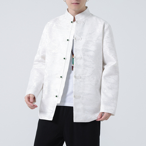 2024春夏新款风男装提花中式唐装汉服夹克外套C229-Y991-P100图片