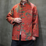 2025秋冬风男装中式唐装汉服夹克棉衣棉袄C229-Y1126-P160，男装夹克，电商C229