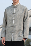 2024春夏风男装提花中式唐装汉服夹克外套C229-Y992-P100，男装夹克，电商C229
