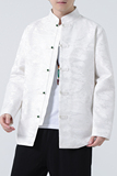 2024春夏新款风男装提花中式唐装汉服夹克外套C229-Y991-P100，男装夹克，电商C229