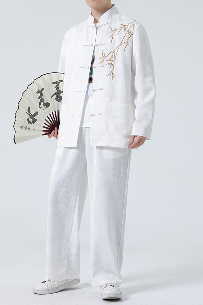 2024春夏风男装盘扣中式唐装汉服套装两件套C229-TZ359-P140,男装休闲套装,电商C229