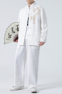 2024春夏风男装盘扣中式唐装汉服套装两件套C229-TZ359-P140图片