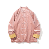 2023秋风男装丽丝绒复古中式唐装汉服夹克外套C229/Y762/P100，男装夹克，电商C229