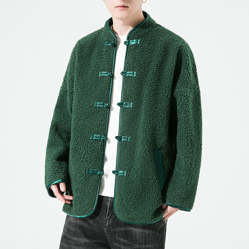 冬季风男装羊羔毛复古中式唐装汉服棉衣棉袄C229/Y924/P140,男装棉衣,电商C229