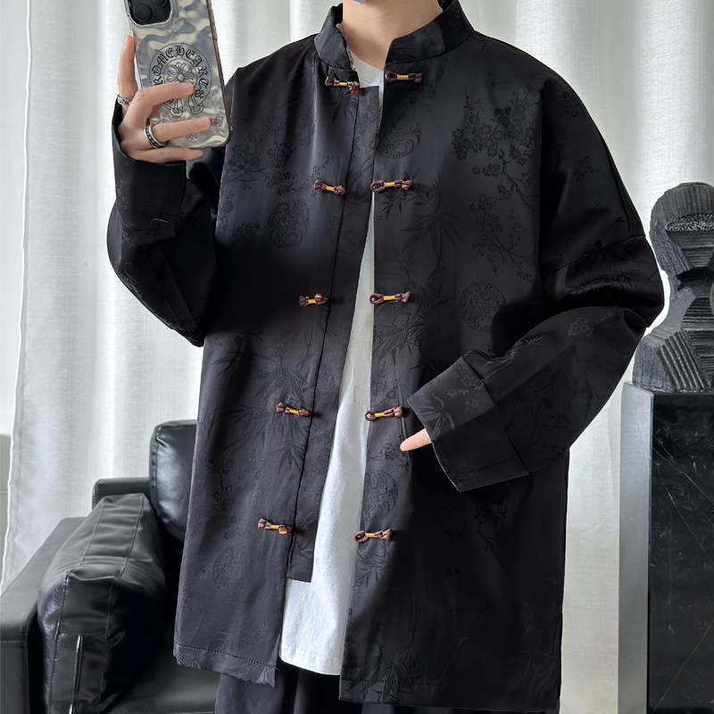 2024春夏新款风男装中式冰丝唐装汉服夹克外套C229/Y771/P100图片