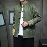 2025秋冬风男装刺绣唐装汉服夹克外套大码C229-Y1077-P120，男装夹克，电商C229