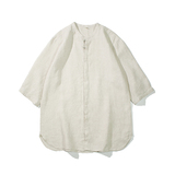 2024夏季风男装棉麻亚麻唐装汉服五分短袖衬衫C229/Y602/P55，男装衬衫，电商C229