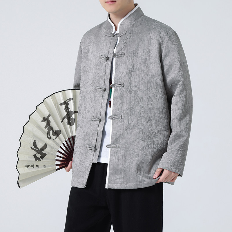 2024春夏风男装提花复古中式唐装汉服夹克外套C229-Y992-P100,男装夹克,电商C229