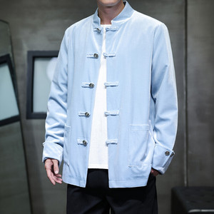 2025秋冬风男装丽丝绒唐装汉服夹克外套大码C229-Y1121-P120图片