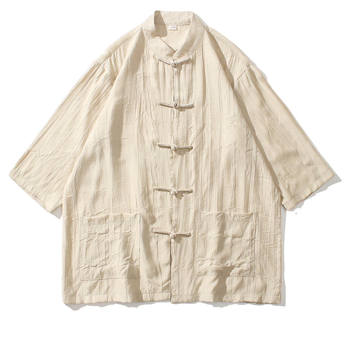 2024春夏风男装中式盘扣唐装汉服短袖衬衫衬衣C229-Y902-P65,男装衬衫,电商C229